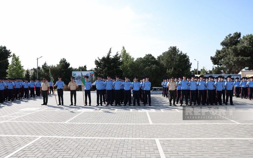 Cəmşid Naxçıvanski adına Hərbi Liseydə buraxılış gününə həsr olunan mərasim keçirilib - FOTO