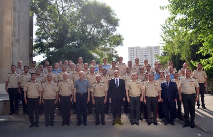 Əməliyyat-taktiki fakültənin 2-ci kurs dinləyicilərinin buraxılış mərasimi keçirilib - FOTO