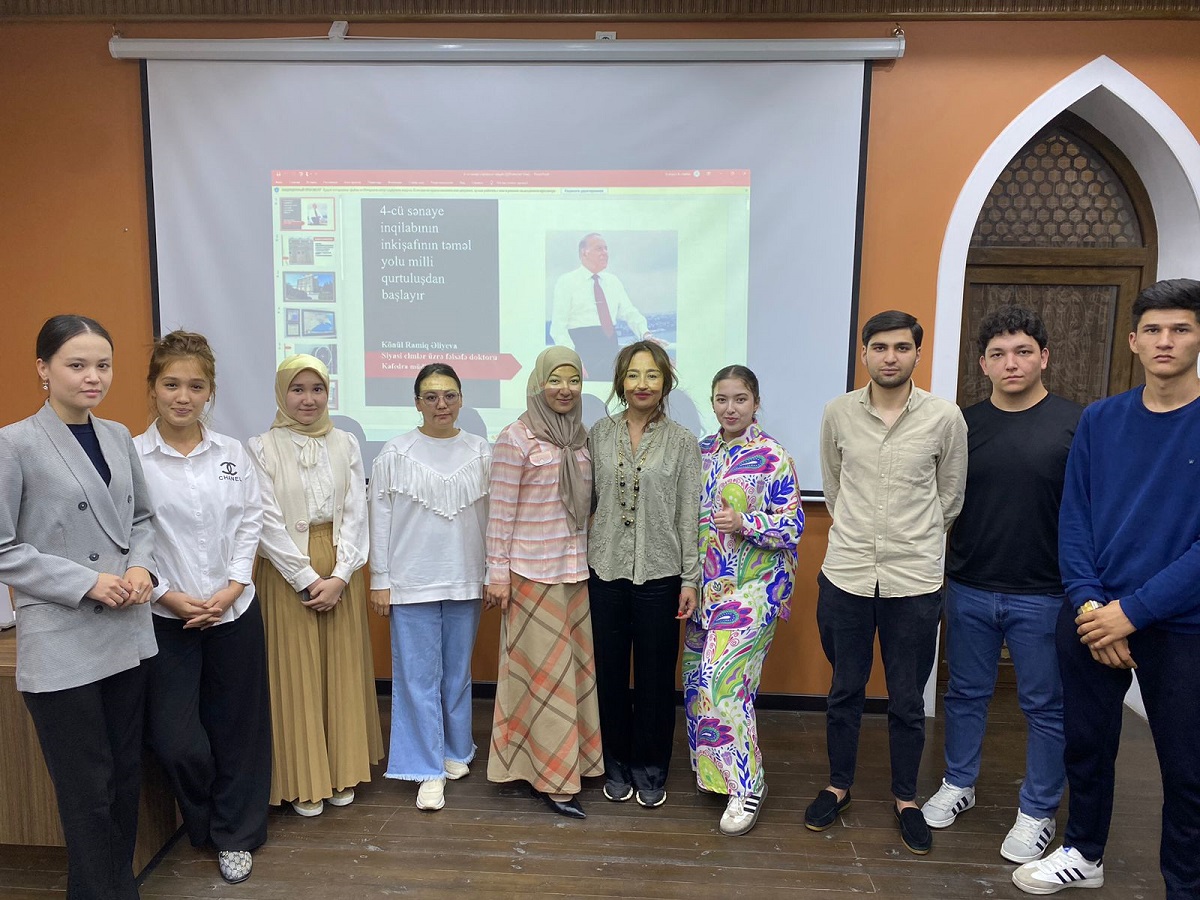 İctimai fənlər kafedrasının müdiri Kokand Universitetində mühazirələr oxuyub - FOTO