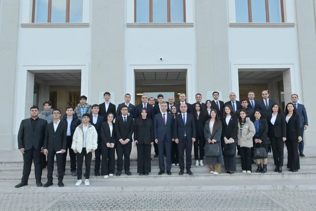 Qarabağ Universitetinin tələbələri üçün mühazirə - FOTO