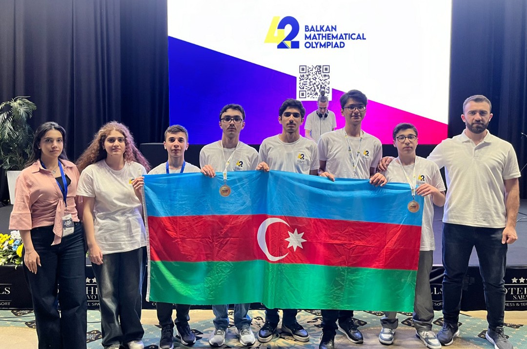 Məktəblilərimiz 42-ci Balkan Riyaziyyat Olimpiadasında uğurla çıxış ediblər - FOTO