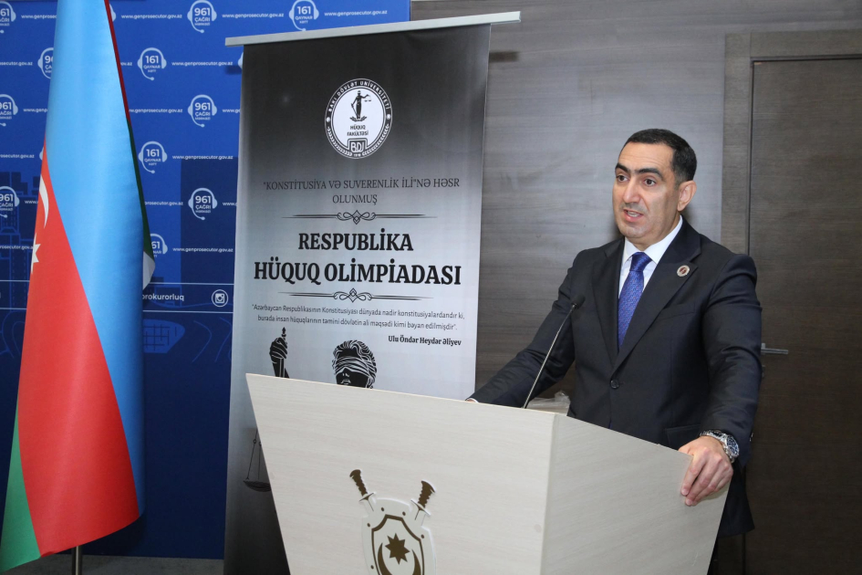 BDU-nun təşkilatçılığı ilə Respublika Hüquq Olimpiadası keçirilib - FOTO