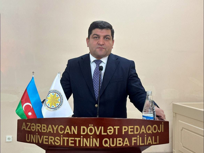 ADPU-nun Quba filialında “Xatirələr işığında Heydər Əliyev” kitabı təqdim edilib - FOTO