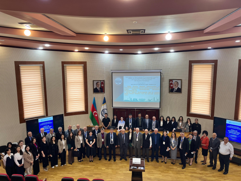 Magistrant və gənc tədqiqatçıların “Fizika və astronomiyanın problemləri” mövzusunda elmi konfransı keçirilib - FOTO