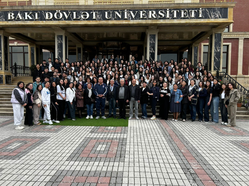 BDU-nun Biologiya fakültəsinin tələbələri Qubada çöl-tədris təcrübəsində - FOTO