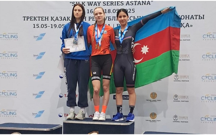 Azərbaycan velosipedçisi daha bir medal əldə edib