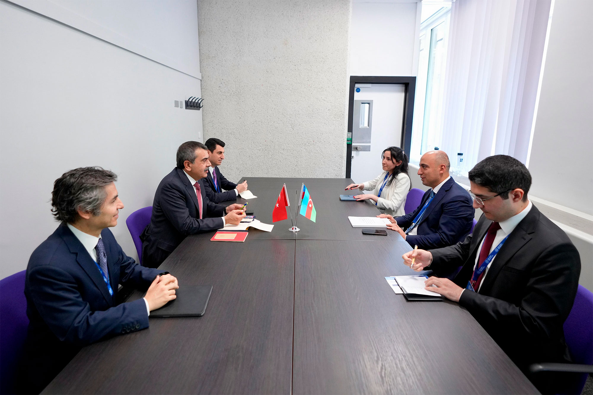 Elm və təhsil naziri türkiyəli həmkarı ilə görüşüb