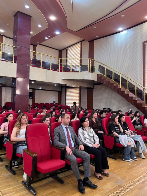 BDU tələbələri DAAD-ın təqaüd proqramları barədə məlumatlandırılıblar - FOTO