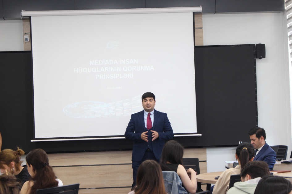 Audiovizual Şura BDU tələbələri üçün növbəti seminar təşkil edib - FOTO