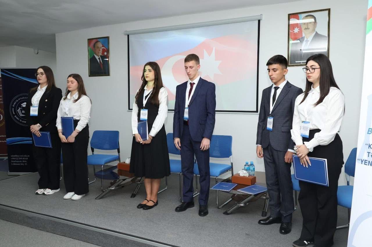 Naxçıvan məktəblisi BSU-da elmi seminarda iştirak edib - FOTOLAR