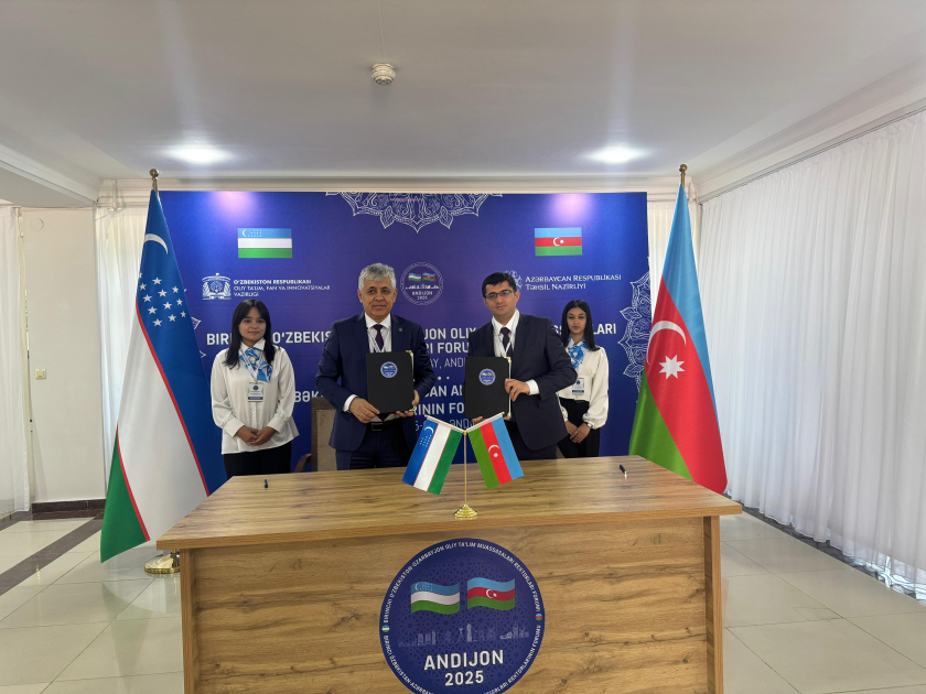 ADNSU-nun beynəlxalq əlaqələri genişlənir: Özbəkistanın doqquz universiteti ilə memorandum imzalanıb