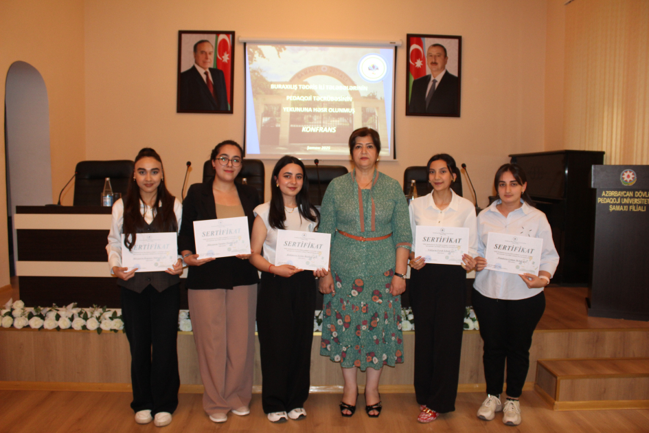 ADPU-nun Şamaxı filialı tələbələrinin pedaqoji təcrübəsi başa çatıb - FOTO