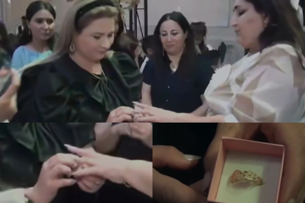 Sıraya düzülüb, müəllimənin barmağına üzük taxdılar - Araşdırma aparılır