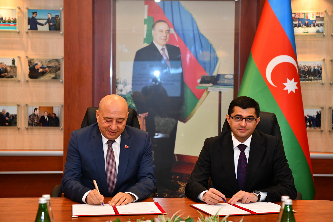 ADNSU Albaniyanın ali məktəbləri ilə əməkdaşlıq edəcək - FOTO 