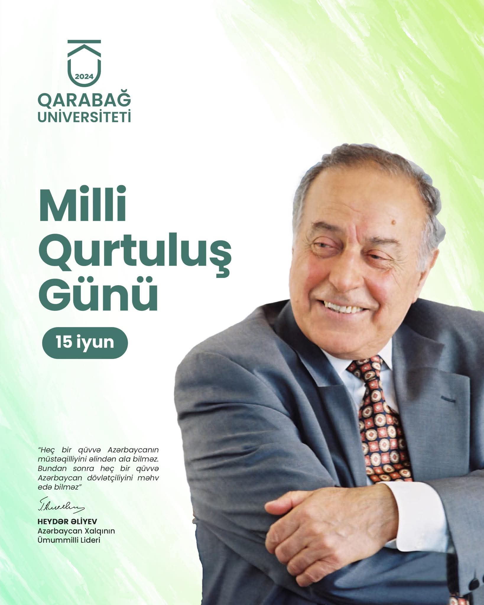 Qarabağ Universiteti Milli Qurtuluş Günü ilə bağlı paylaşım edib