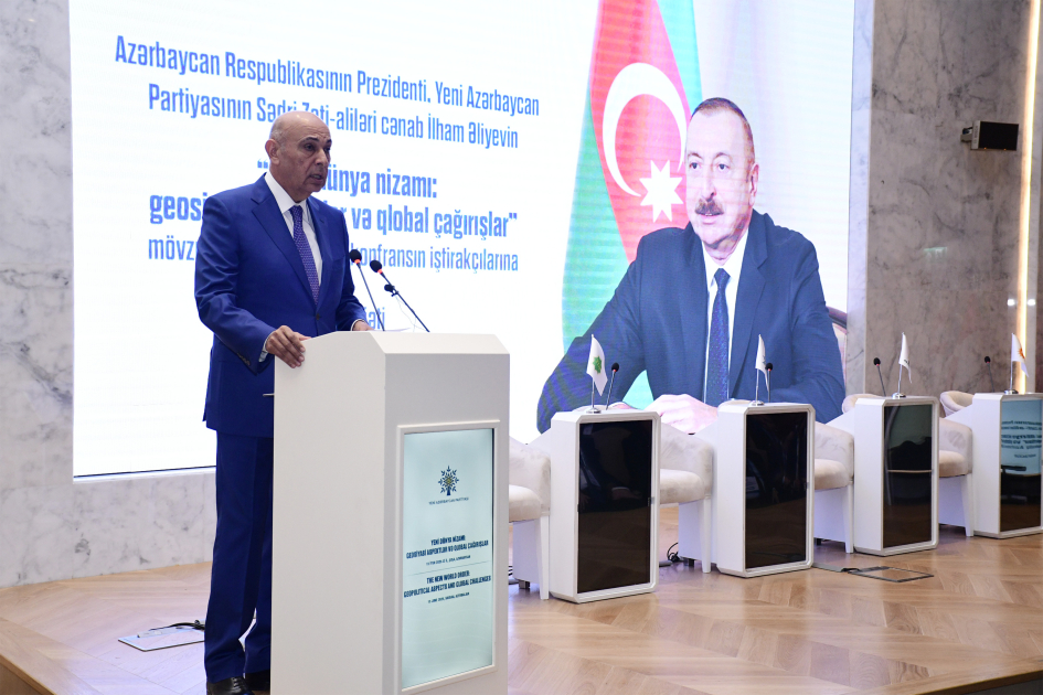 Şuşada “Yeni dünya nizamı: geosiyasi aspektlər və qlobal çağırışlar” mövzusunda beynəlxalq konfrans keçirilib-FOTO