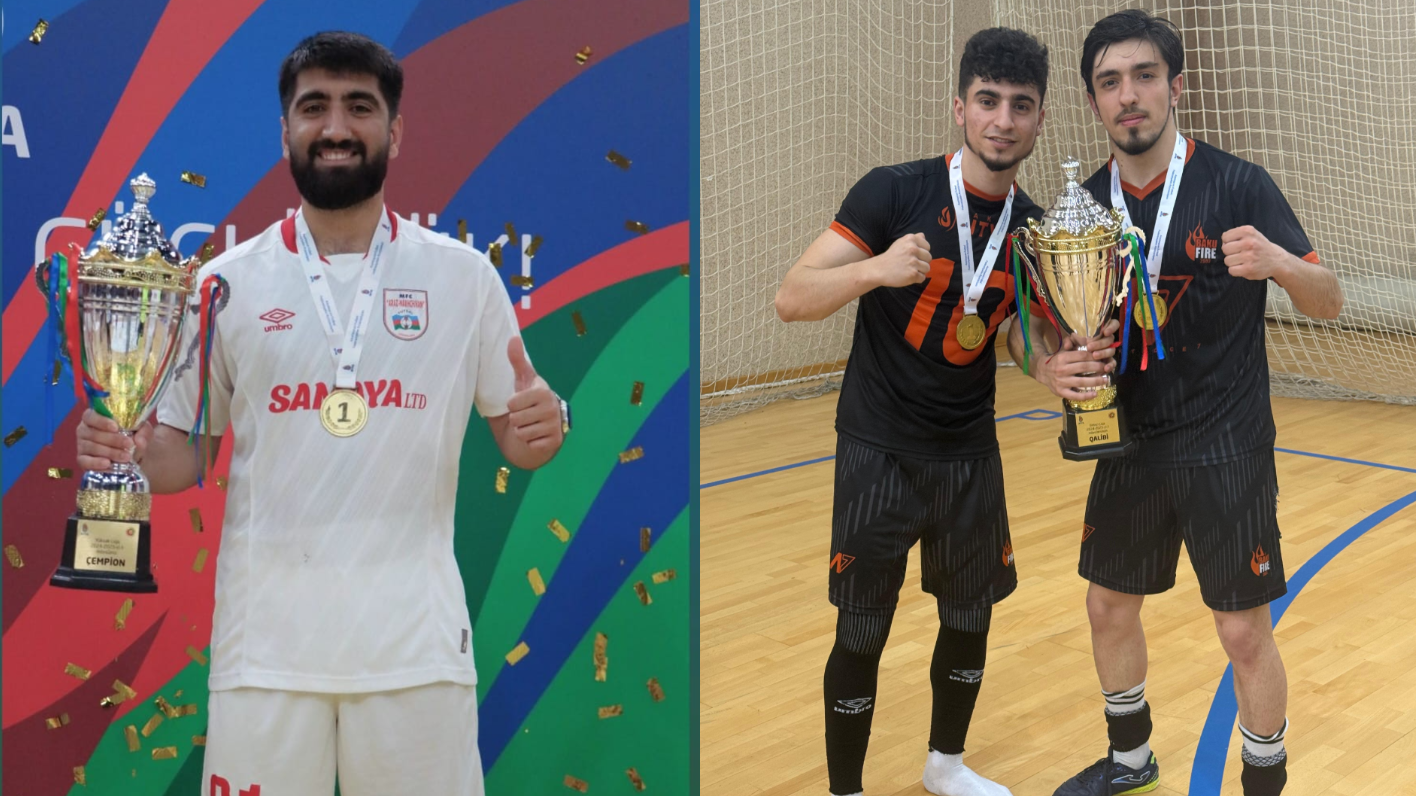 AzMİU tələbələri futzal üzrə çempionatlarda uğurla çıxış ediblər