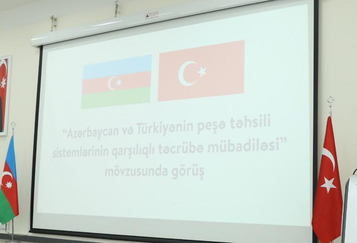 Azərbaycan və Türkiyə arasında peşə təhsili sahəsində əməkdaşlığa dair görüş keçirilib - FOTO