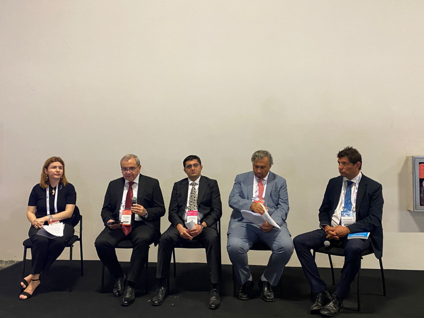 BDU-nun rektoru Qlobal Dayanıqlı İnkişaf Konqresinin panel müzakirəsində çıxış edib