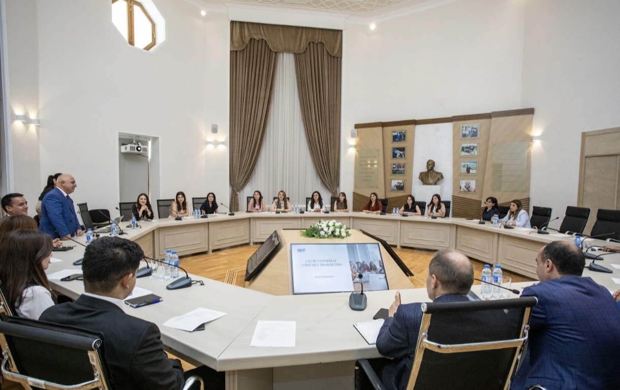 “Çevik və inkişaf yönümlü idarəetmə” mövzusunda təlim keçirilib - FOTO