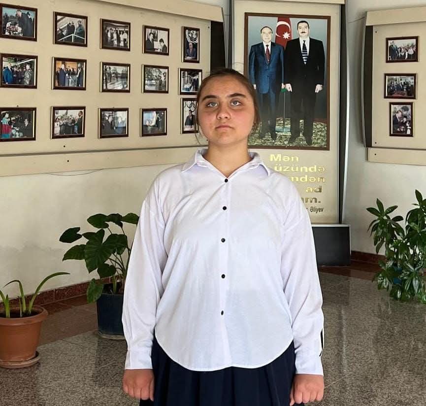 Şəmkir məktəblisi Respublika Fənn Müsabiqəsində bürünc medal qazandı