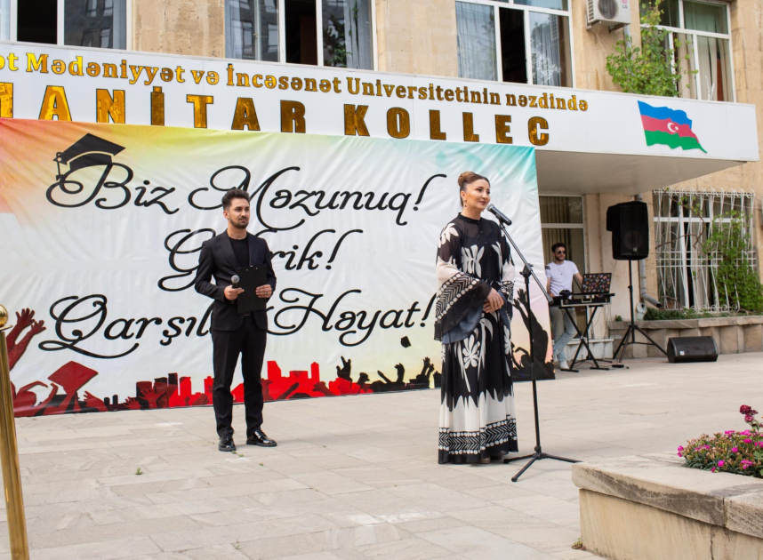 Humanitar Kollecdə “Məzun günü” qeyd olundu – 219 tələbə təhsillərini başa vurdu