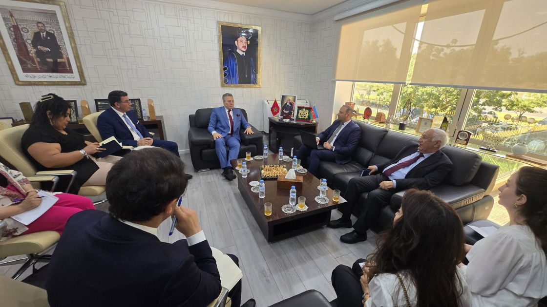 Azərbaycan universitetlərinin nümayəndələri İbn Tofail Universitetində rəsmi səfərdə olub - FOTO 