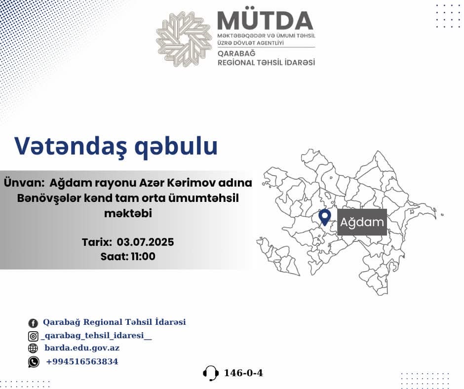 İdarə müdiri Sənan Mənsimlinin vətəndaş qəbulunun vaxtı dəyişdirilib 