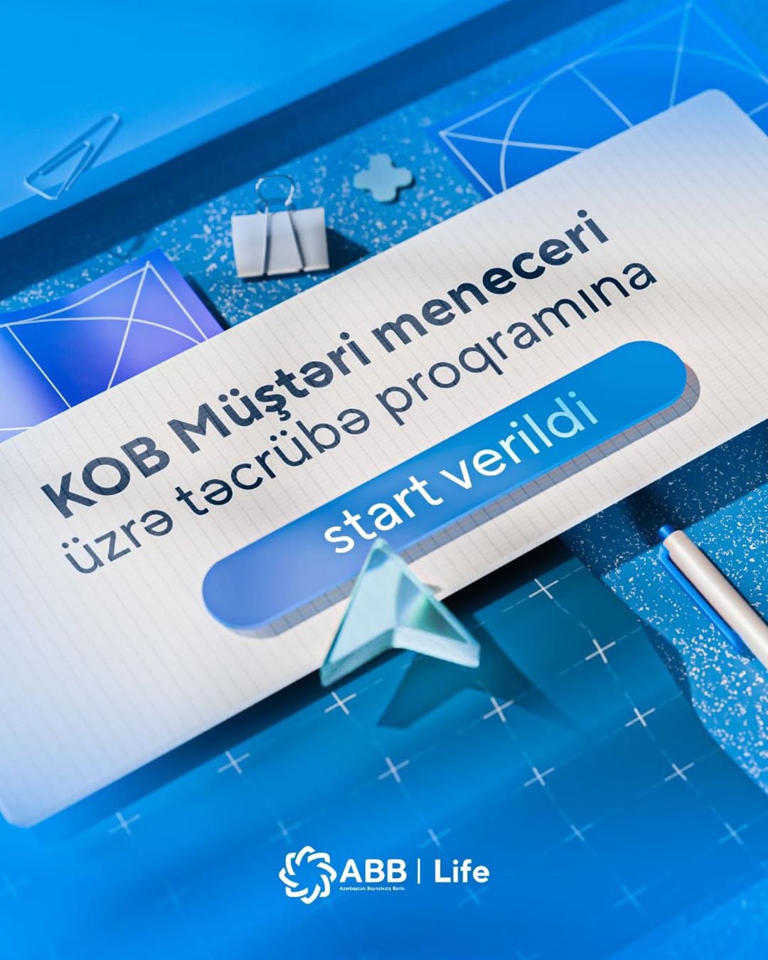 “ABB” Bankda “KOB Müştəri Meneceri üzrə” təcrübə proqramına müraciətlər başladı