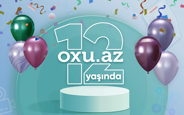 Oxu.Az 12 yaşını qeyd edir