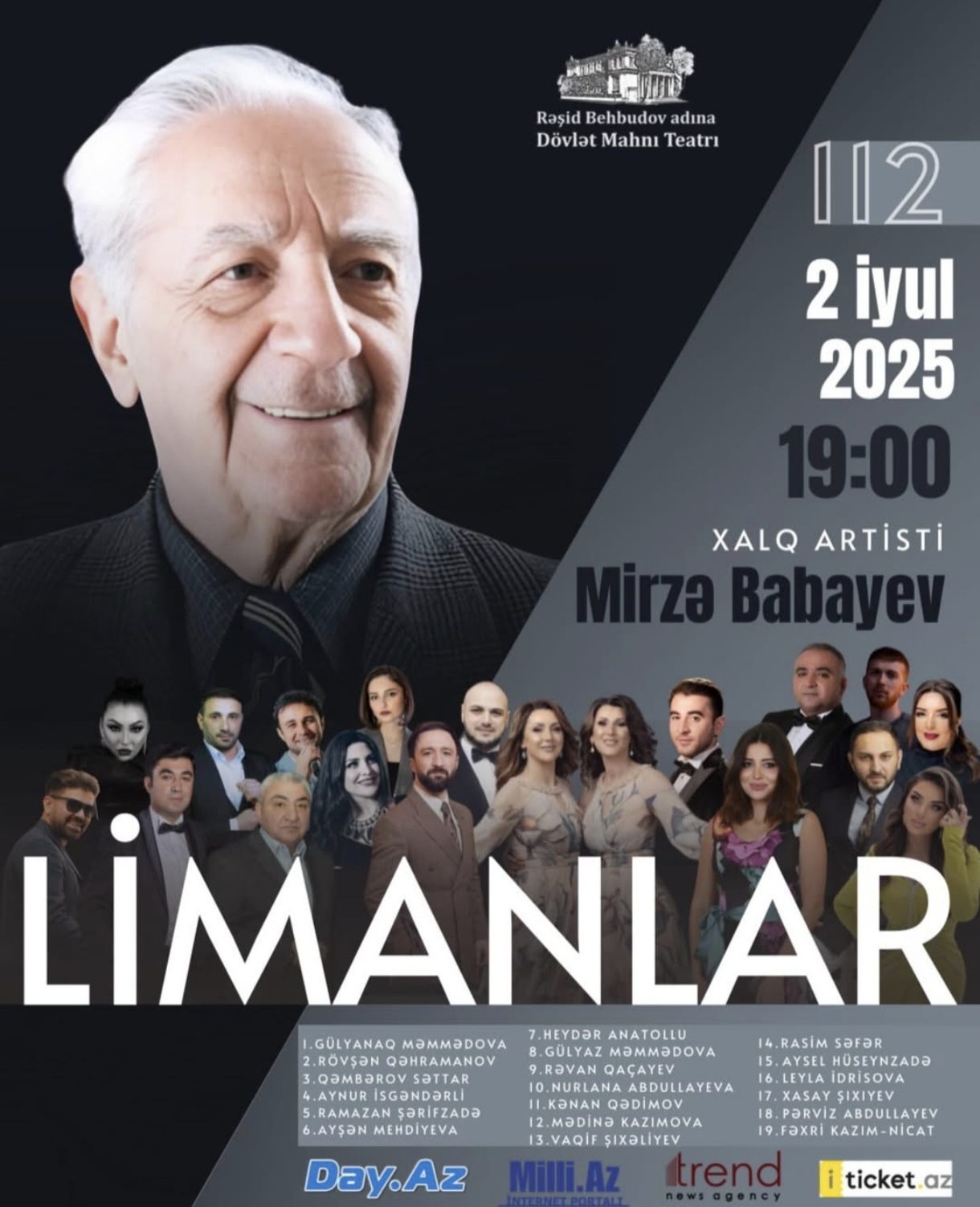 Mirzə Babayevin xatirəsinə həsr olunan “Limanlar” konserti başlayır