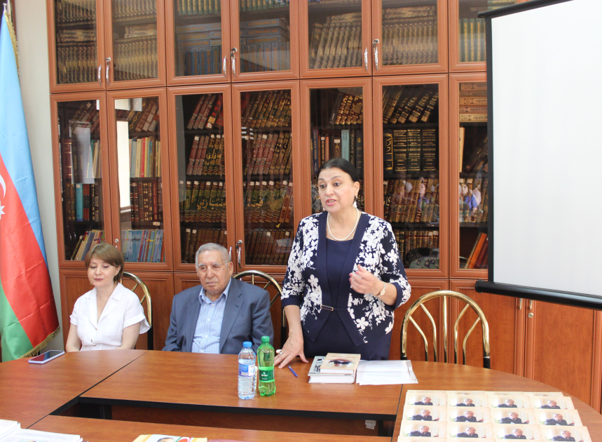Şərqşünaslıq İnstitutunda professor Vilayət Cəfərovun 85 illiyi qeyd edilib - FOTO