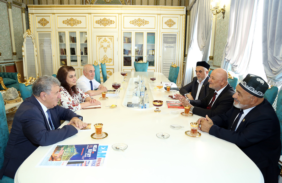 AMEA-da özbəkistanlı alimlərlə görüş keçirilib - FOTO