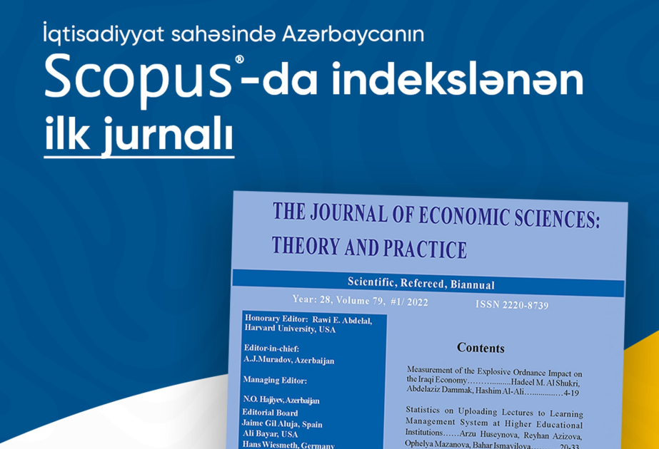 UNEC-in iqtisadiyyat jurnalı “Scopus” elmi bazasında indeksləndi