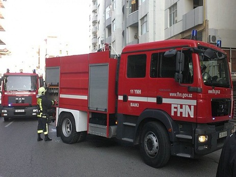 114 nömrəli bağçada məcburi köçkünlərin yaşadığı hissədə yanğın baş verib.