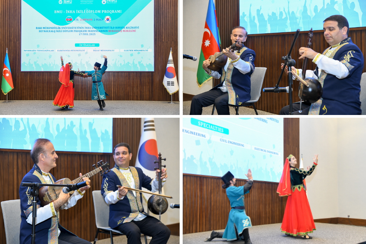 BMU-İNHA ikili diplom proqramın çərçivəsində 2024-2025-ci tədris ilinin məzun buraxılışı keçirilib -FOTO 