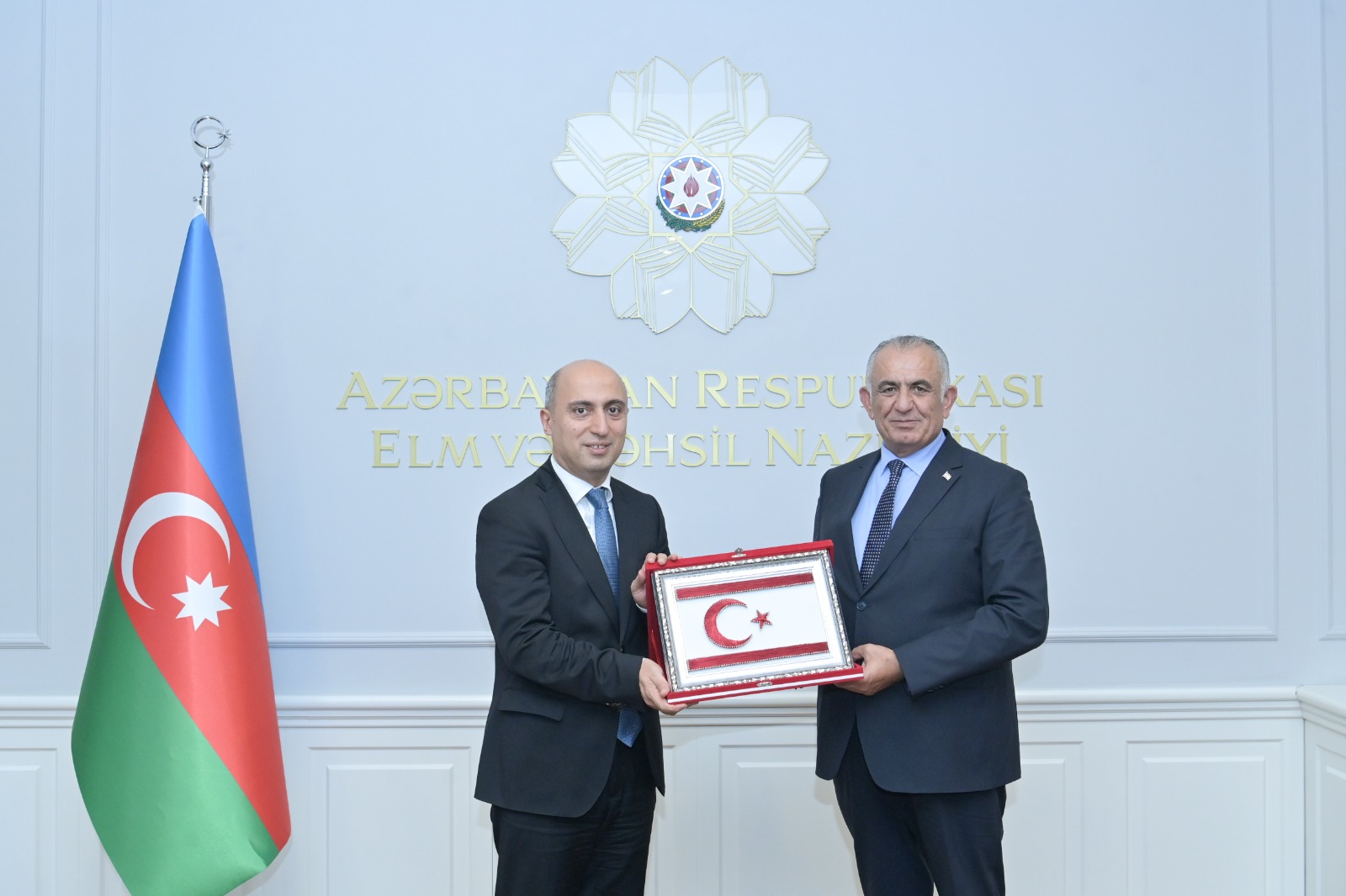 Elm və təhsil naziri Şimali Kipr Türk Respublikasının milli təhsil naziri ilə görüşüb -FOTO 