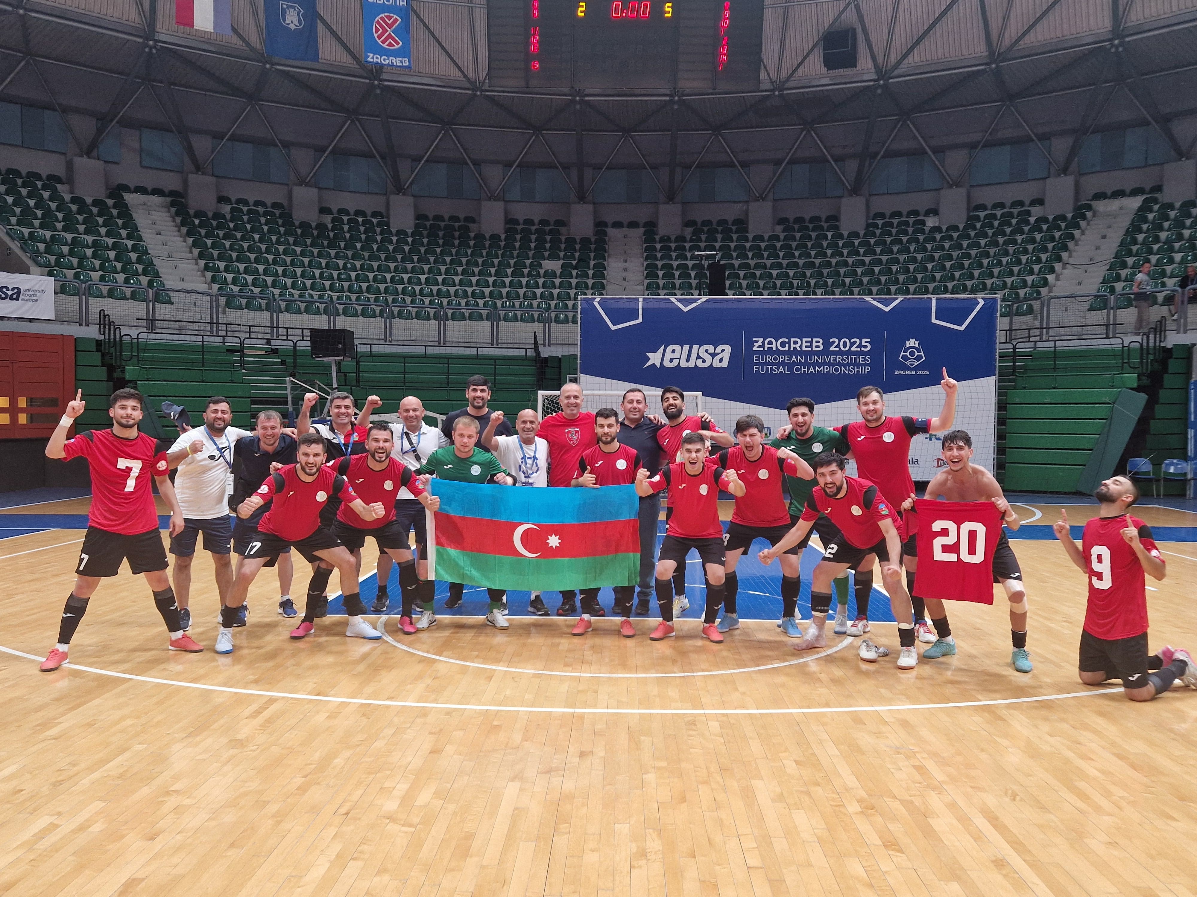 Our team reaches the final of the European Universities Futsal Championship