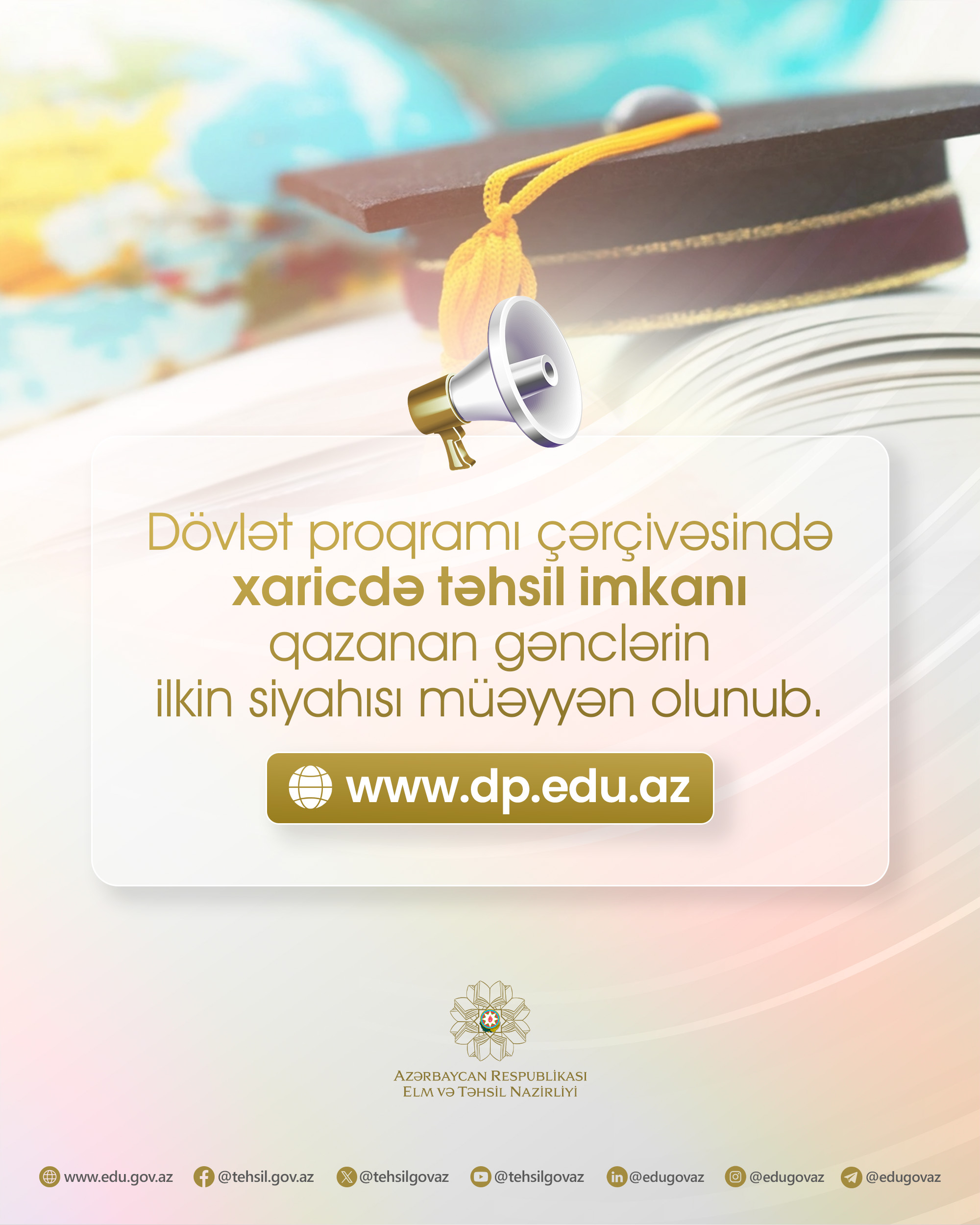Dövlət Proqramına qəbula dair ilkin siyahı müəyyən olunub