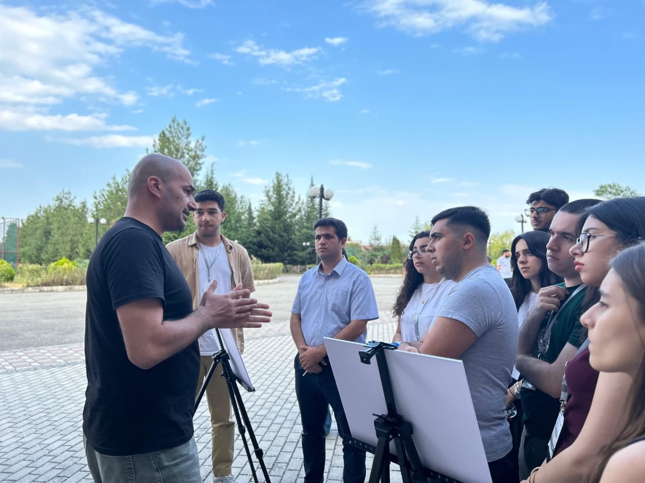 Qubada Yay düşərgəsində astronomiya haqqında sərgi və kosmik müşahidə sessiyası təşkil olunub -FOTO 