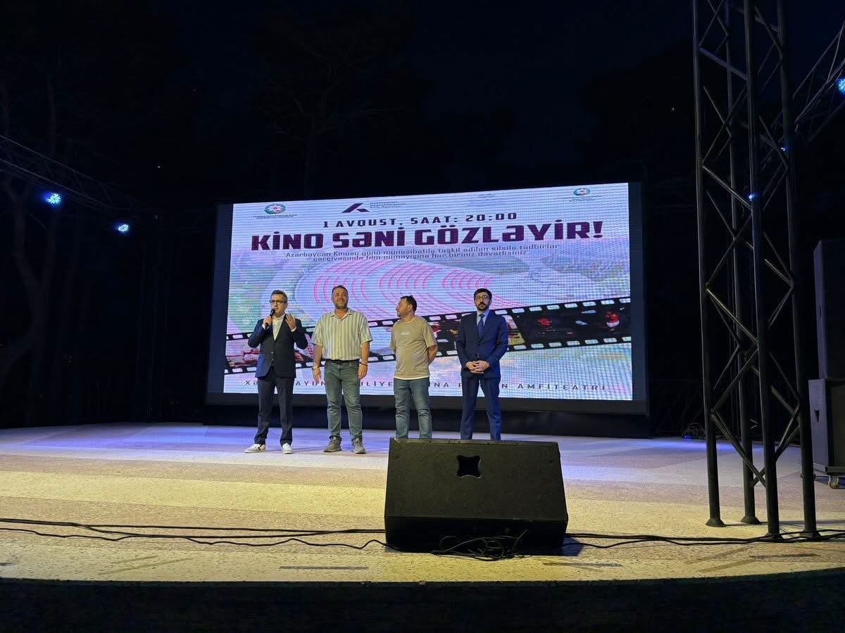 Xətai rayonunda açıq hava film nümayişi ilə Azərbaycan Kinosu Günü qeyd olundu