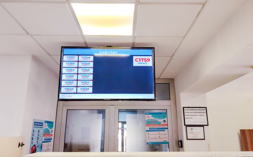 TƏBİB daha üç xəstəxananı elektron növbə sistemi ilə təchiz etdi