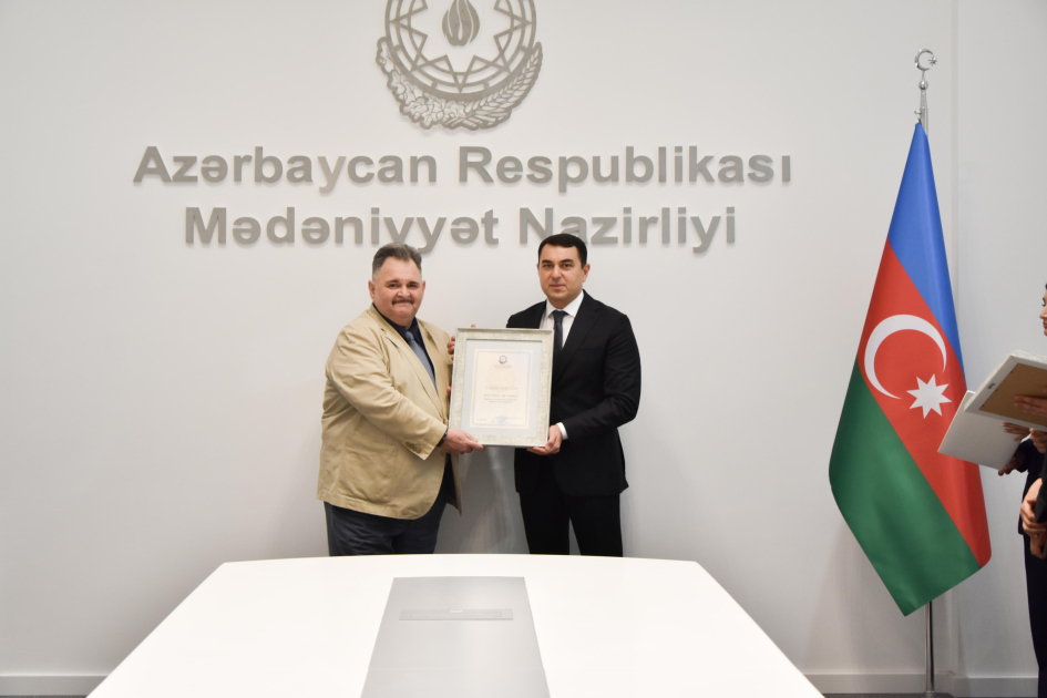 Film Director Ayaz Salayev Awarded Honorary Diploma