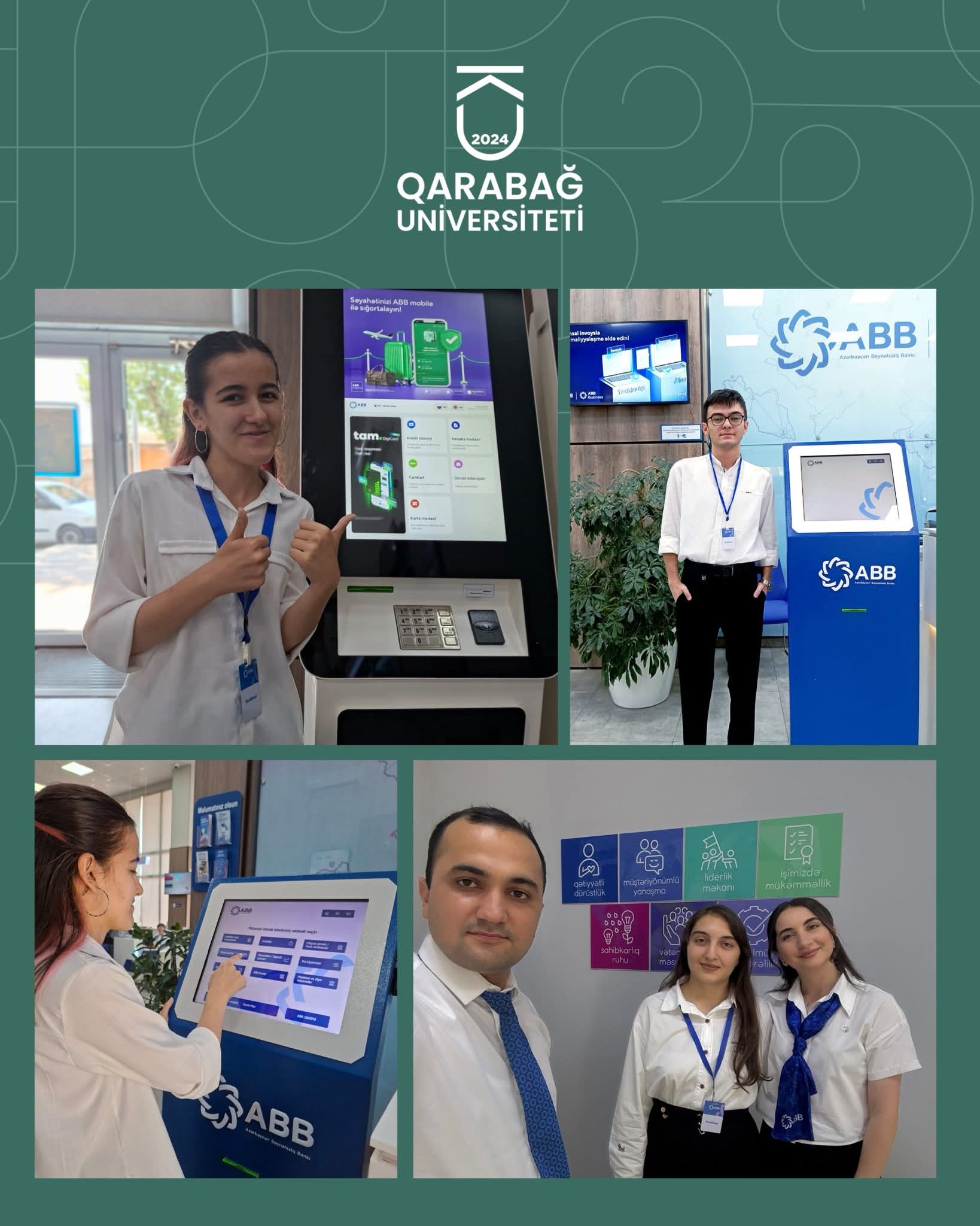 Qarabağ Universiteti və ABB-dən tələbələrə dəstək