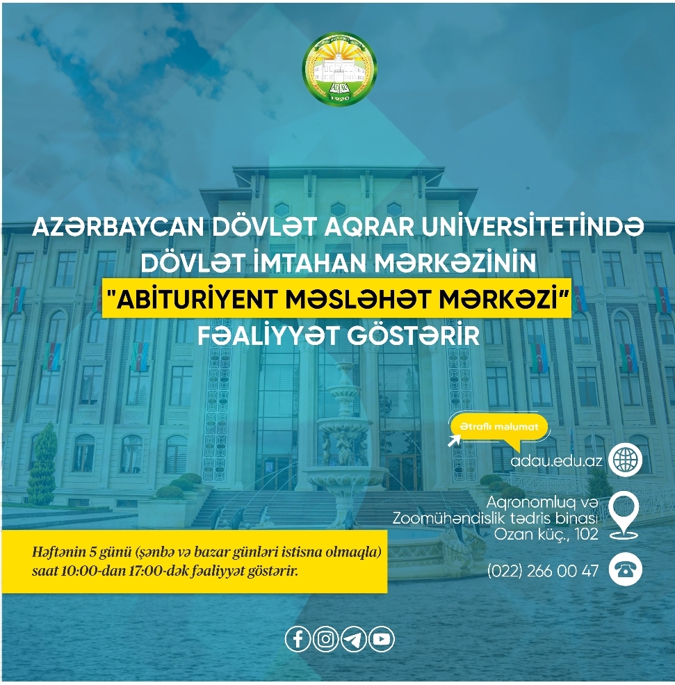 Admission counseling center operating at ASAU