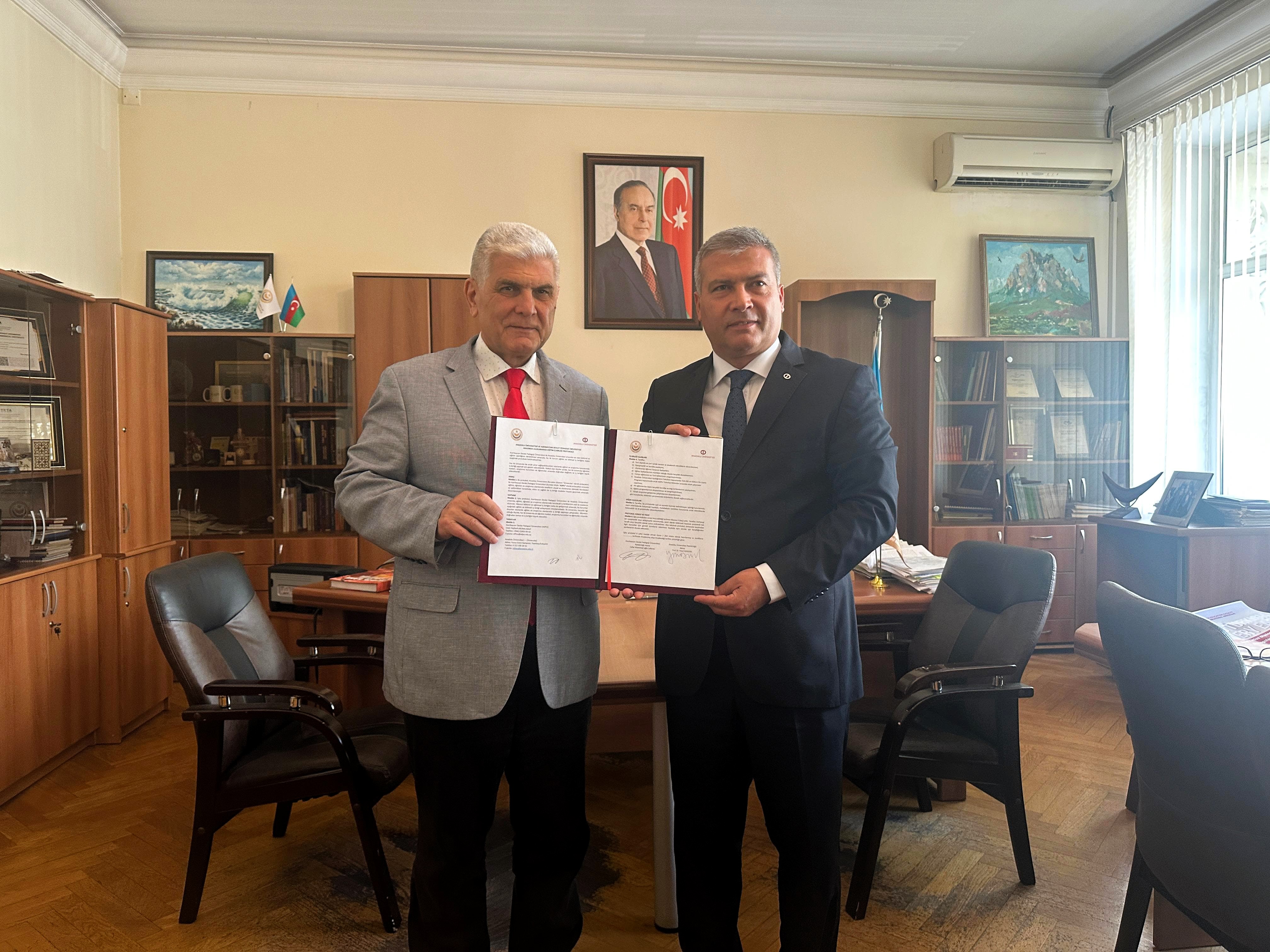 Pedaqoji Universitet Anadolu Universiteti ilə əməkdaşlıq protokolu imzalayıb
