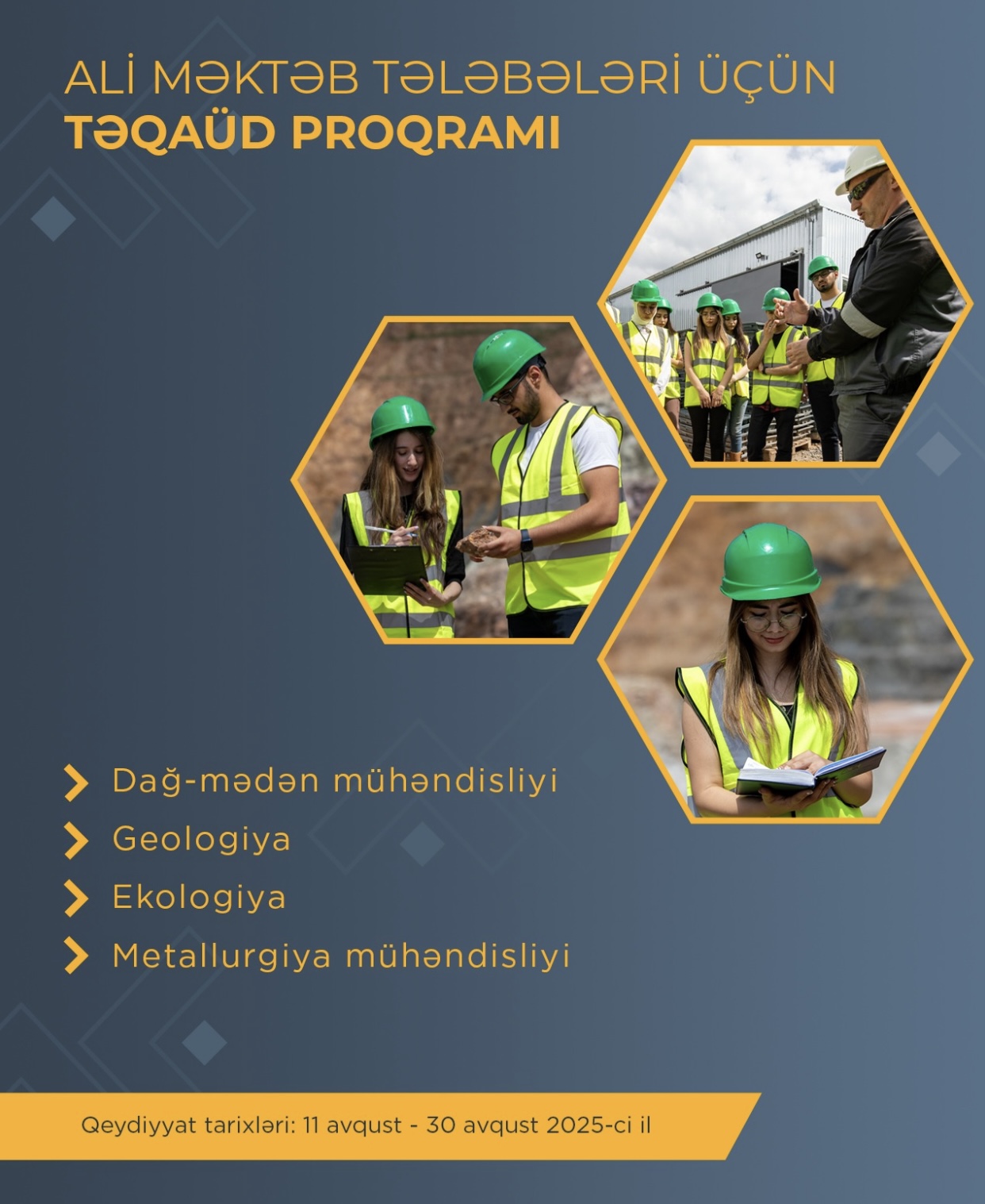  “AzerGold” QSC dağ-mədən sahəsi üzrə təqaüd proqramı elan edib