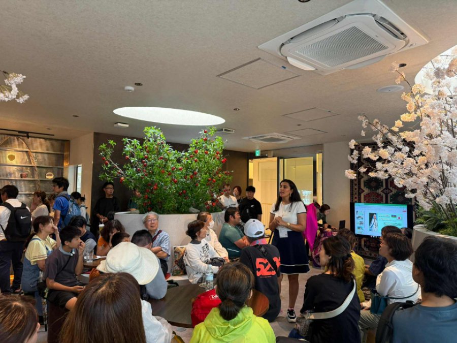 A presentation on Azerbaijani science and culture was organized at an exhibition held in Osaka