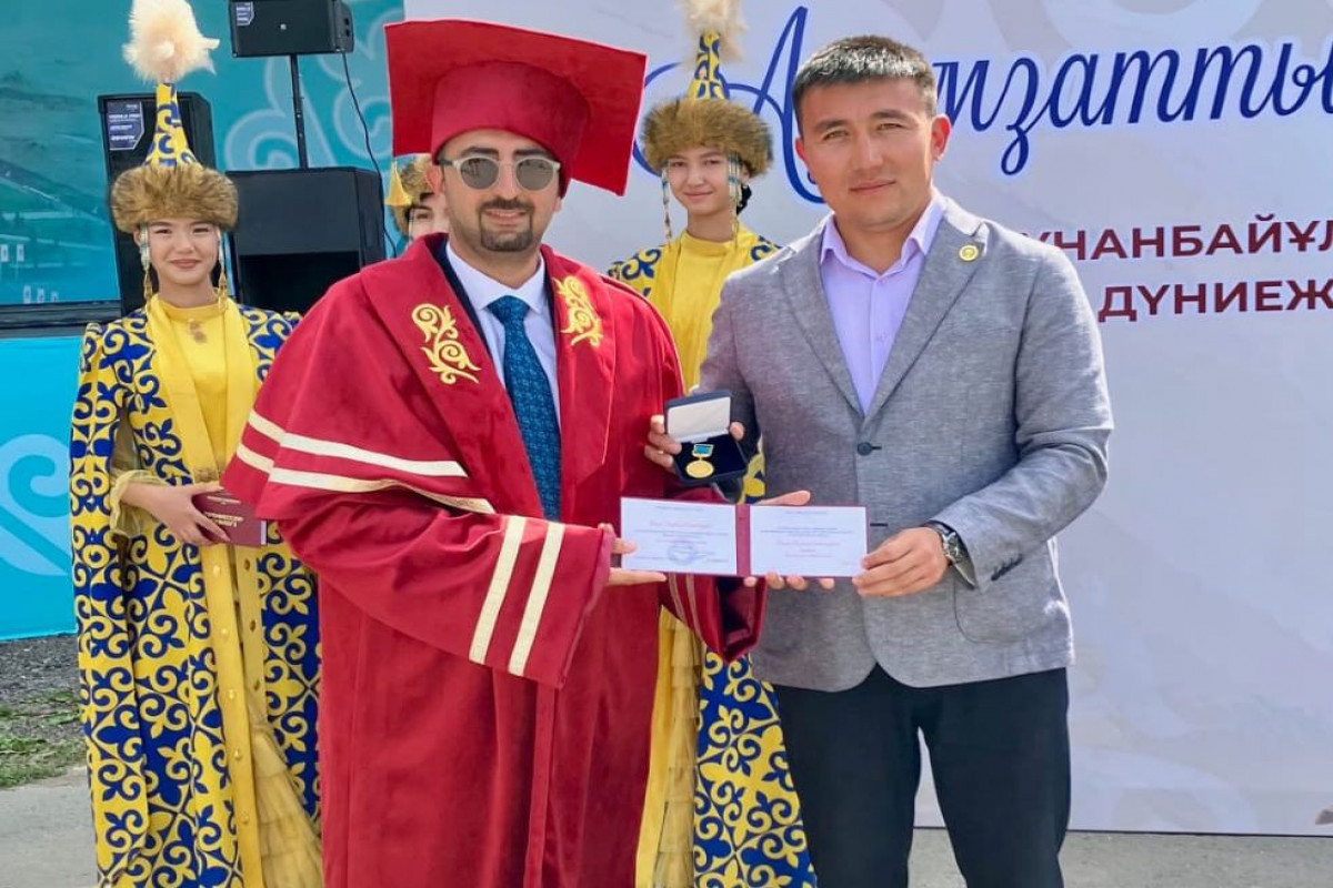 Ümid Nəccari has been appointed as an honorary professor at Shakarim University in Kazakhstan