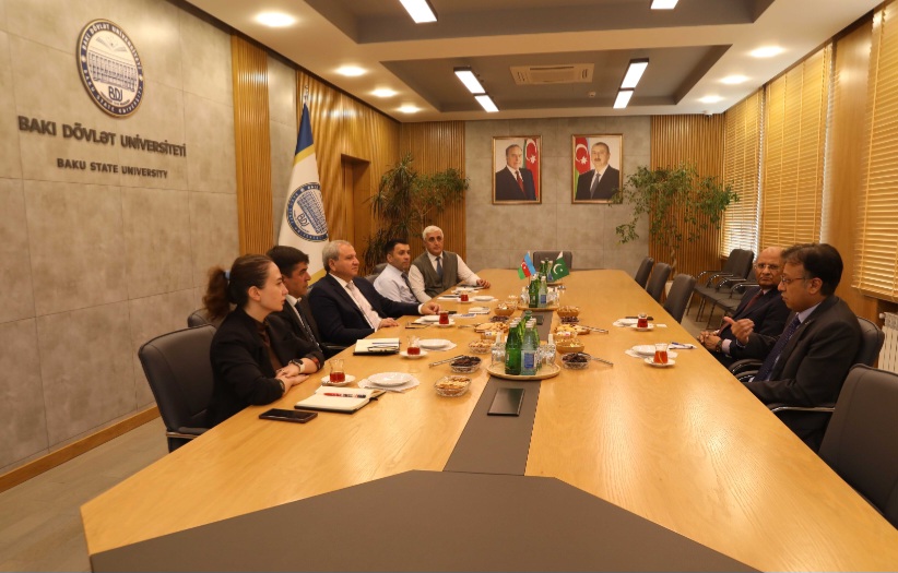 Meeting at BSU with the Ambassador of Pakistan and an Official from NUST University
